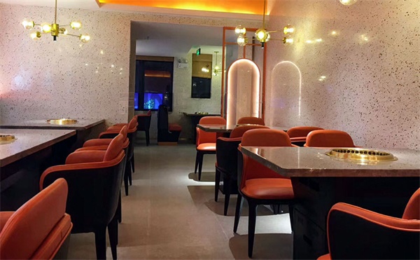 韓式烤肉店桌子