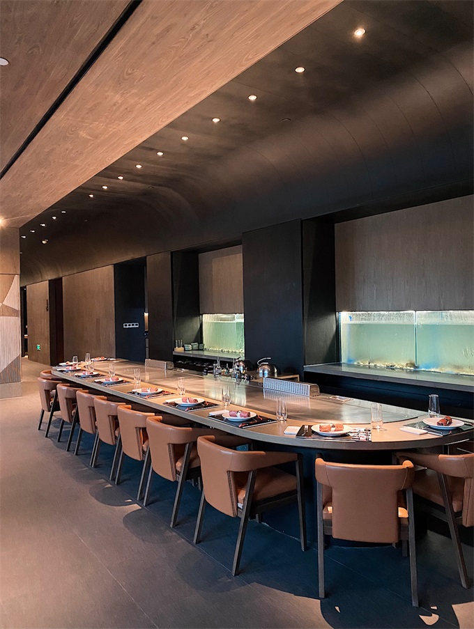 法式鐵板燒餐廳鐵板燒餐桌