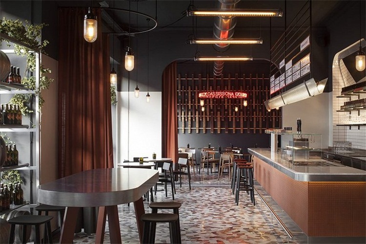 啤酒吧空間設計效果圖