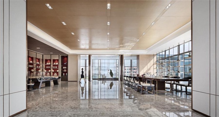 茶業(yè)會館空間設計效果圖