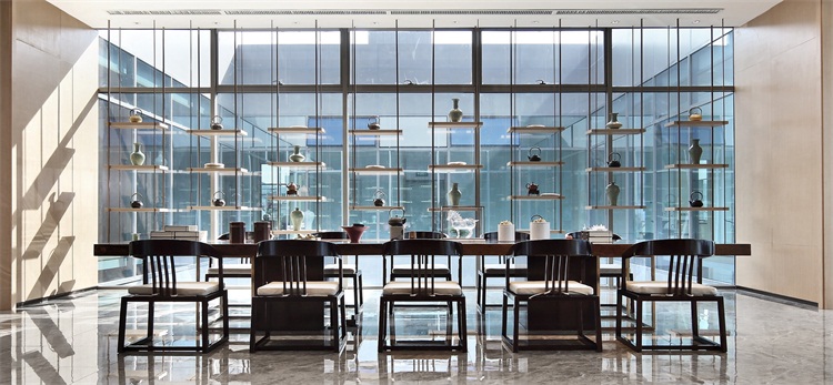 茶業(yè)會館空間設計效果圖