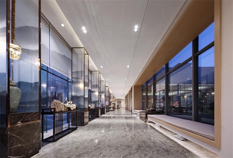 茶業(yè)會館空間設計效果圖