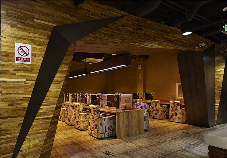 網(wǎng)咖空間設(shè)計效果圖